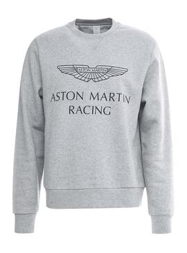 Sweat Hackett Aston Martin Gris Homme