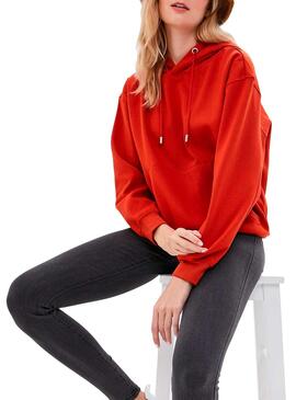 Sweat Only Abra Rouge Femme