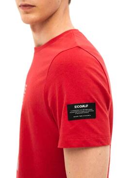 T-Shirt Ecoalf Natal Great Rouge Homme