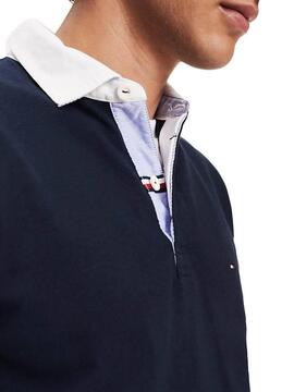 Tommy Hilfiger Iavecic Polo Rugby Marine Homme