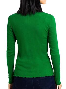 T-Shirt Naf Naf À nervures Vert Pour Femme