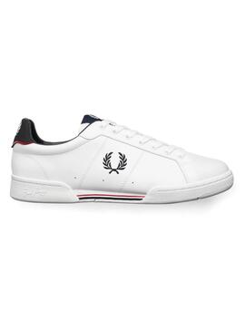 Baskets Fred Perry B722 Blanc Marine Homme