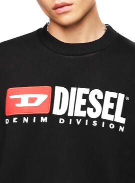 Sweat Diesel S-Crew Division Homme Noir