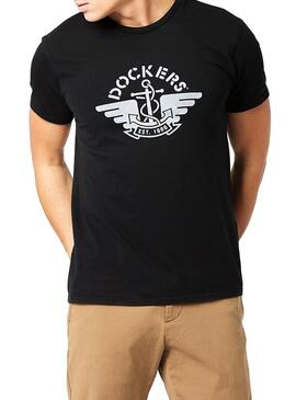 T-Shirt Dockers Alpha Black Homme