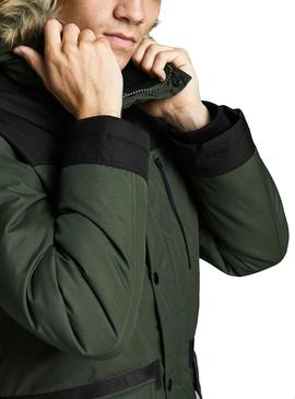 Veste Jack and Jones Globe Vert Homme