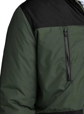 Veste Jack and Jones Globe Vert Homme