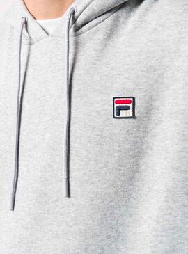 Sweat Fila Gris Caro pour Homme