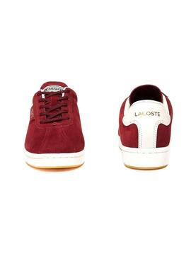 Chaussures Lacoste Masters Grenat Femme
