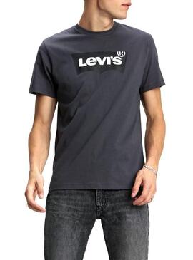 T-Shirt Levis Housemark Gris Homme