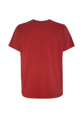 T-Shirt Pepe Jeans Billy Rouge Homme
