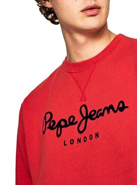 Sweat Pepe Jeans Albert Rouge Homme