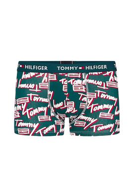 Boxer Tommy Hilfiger Flag Vert pour Homme