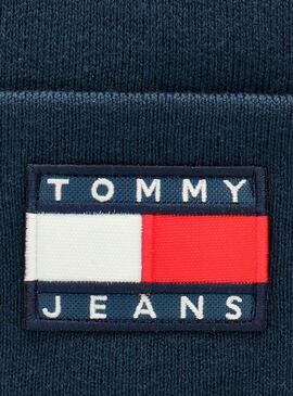 Bonnet Tommy Jeans Heritage Flag Marine Femme