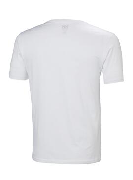T- Shirt Helly Hansen Logo Blanc