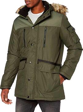 Veste Jack and Jones Globe Vert Homme