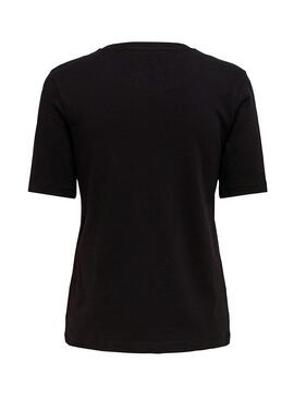 T-Shirt Only Mary Black Pour Femme