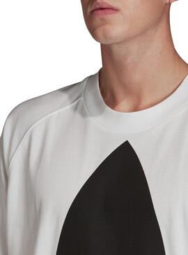 T-Shirt Adidas Big Trefoil Blanc Pour Homme