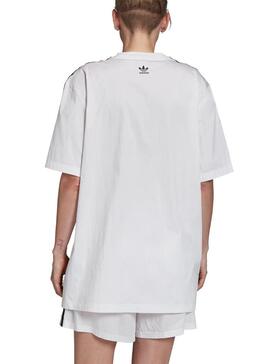 T-Shirt Adidas Fiorucci Blanc Femme