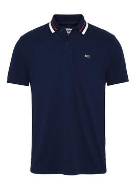Polo Tommy Jeans Classic Bleu Homme