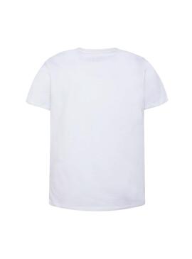 T-Shirt Pepe Jeans Aki Blanc Garçon