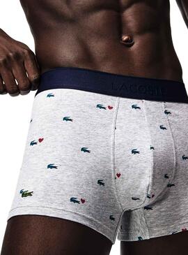 Pack Boxer Lacoste Love Multi Homme