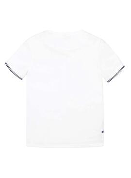 T-Shirt Mayoral Poche blanche pour Garçon