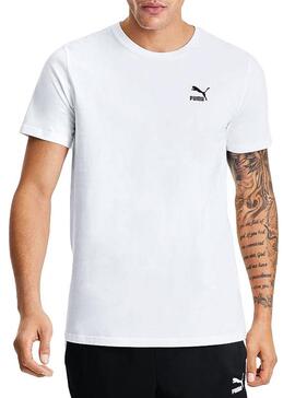 T-Shirt Puma Graphic Tailored Blanc Pour Homme