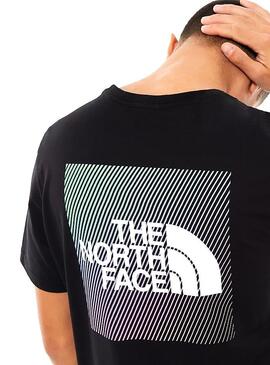 T-Shirt The North Face Rainbow Noir Homme