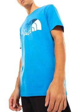 T-Shirt The North Face Logo Bleu Homme