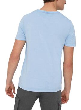 T-Shirt Ecoalf Natal Bleu Pour Homme
