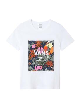 T-Shirt Vans Tropic White pour fille