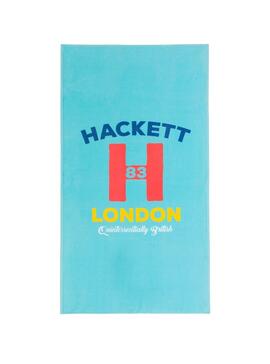 Serviette Hackett Logo Turquoise pour garçon et fille