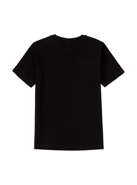 T-Shirt Fila Tait Noire Pour Garçon et Fille