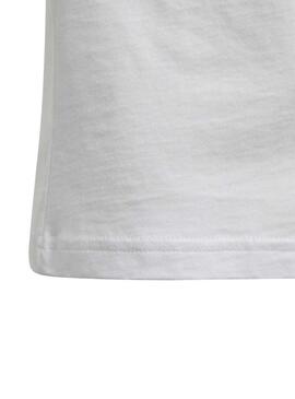 T-Shirt Adidas New Icon Blanc Pour Garçon et Fille