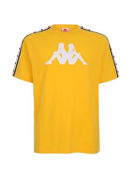 T-Shirt Kappa Tait Yellow pour homme