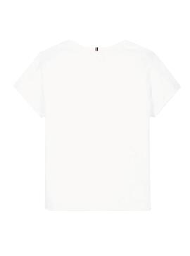 T-Shirt Tommy Hilfiger Fun White pour fille