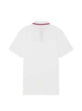 Polo Hackett Contrast blanc pour homme