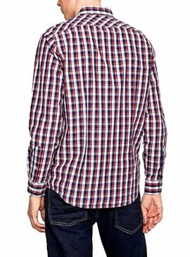 Chemise Pepe Jeans Finley Rouge Homme