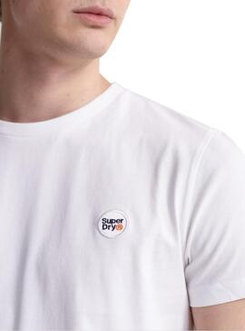 T-Shirt Superdry Collective Blanc Homme