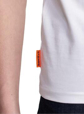 T-Shirt Superdry Collective Blanc Homme