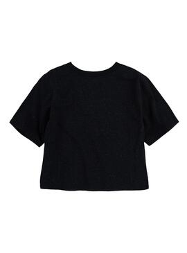 T-Shirt Levis Varsity Serif Black pour fille