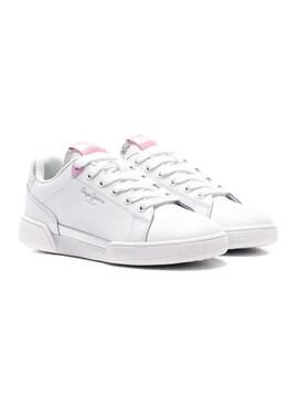 Baskets Pepe Jeans Lambert Blanches Fille