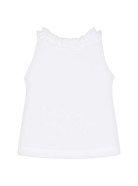 T-Shirt Mayoral Tucan Blanc pour Fille