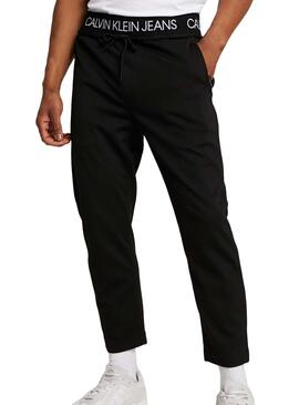 Pantalon Calvin Klein Jeans Milano noir Homme