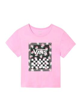 T-Shirt Vans Boxed Pink pour Fille
