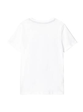 T-Shirt Name It Fergus Blanc pour Garçon
