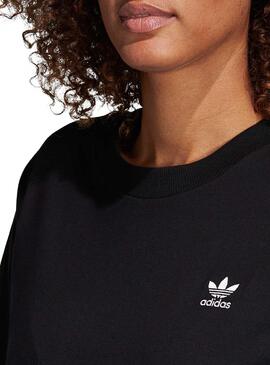 Adidas Trefoil Robe Noire Pour Femmes