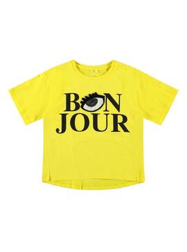 T-Shirt Name It Dlio Jaune pour Fille