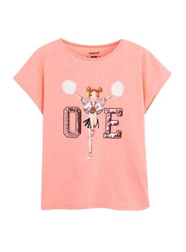 T-Shirt Mayoral Cheer Rosa pour Fille