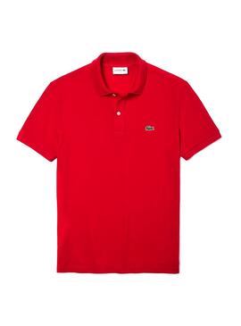 Polo Lacoste Basico Rouge Homme